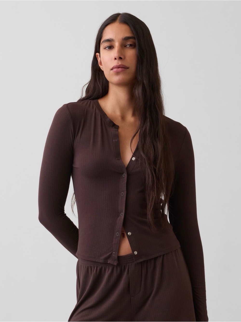NWT GAP SoftMade Modal Rib PJ Cardigan